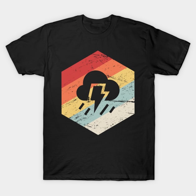 Retro Vintage Storm Chaser Icon T-Shirt by MeatMan